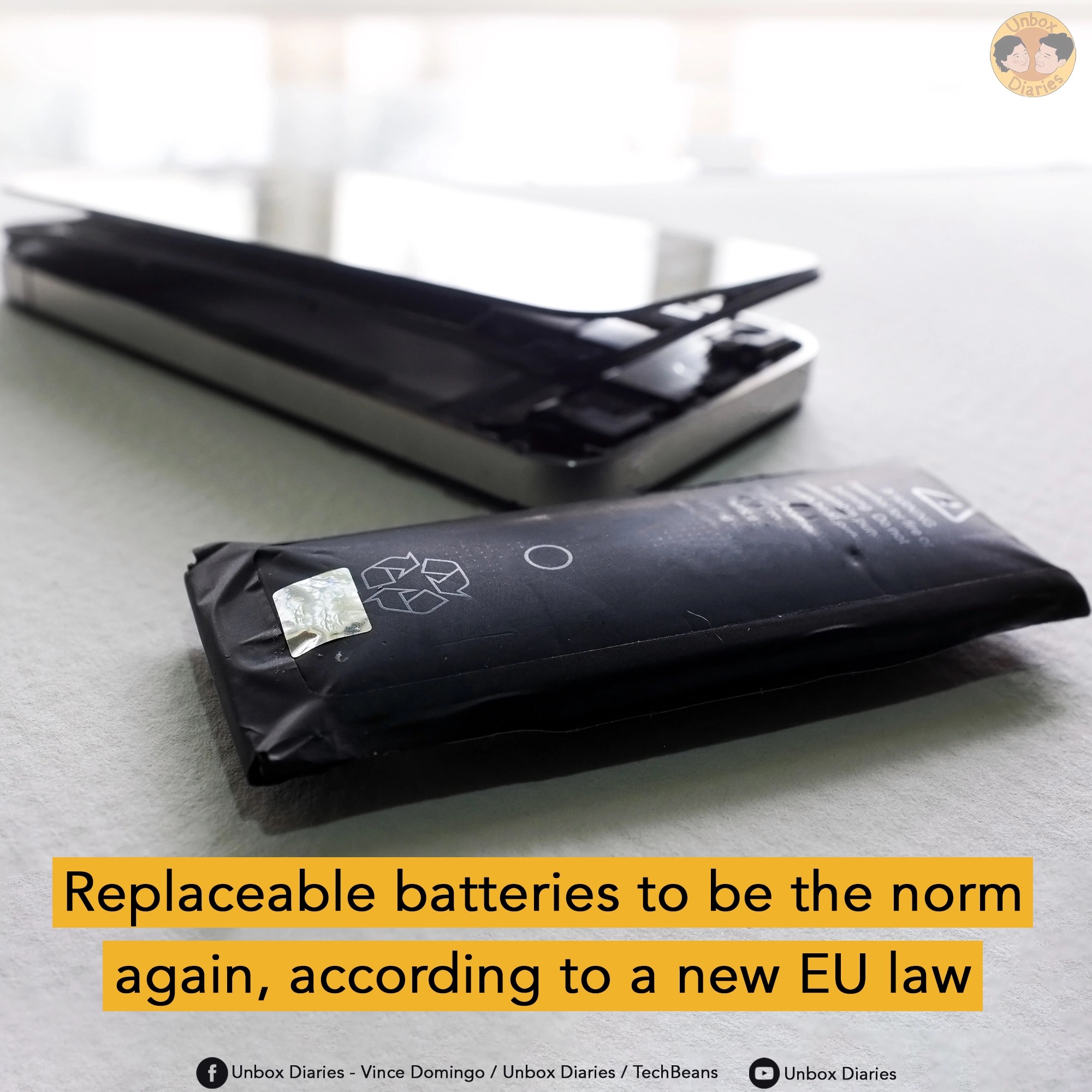 EU regulation on replaceable batteries for smartphones