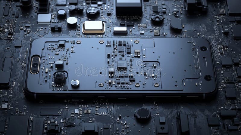 Internal smartphone design with modular battery components