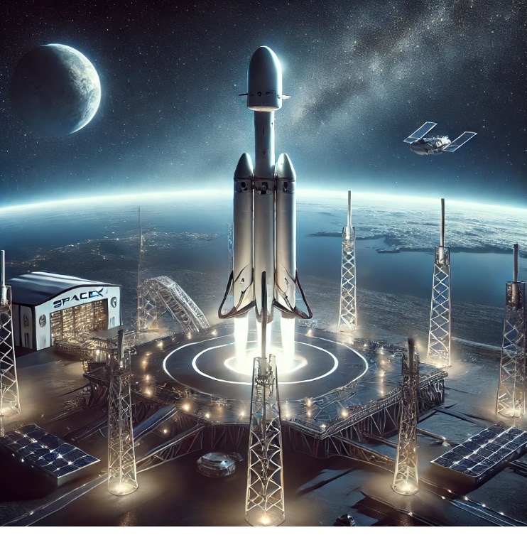 Ý tưởng hình ảnh về việc tích hợp SpaceX và Cursor