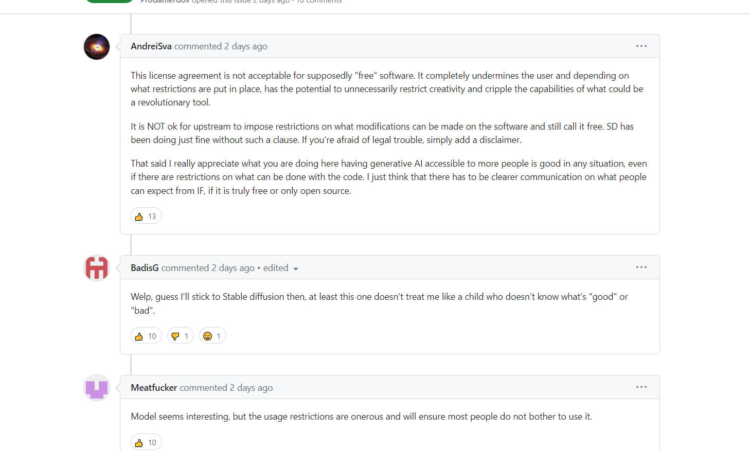 Developer backlash on GitHub