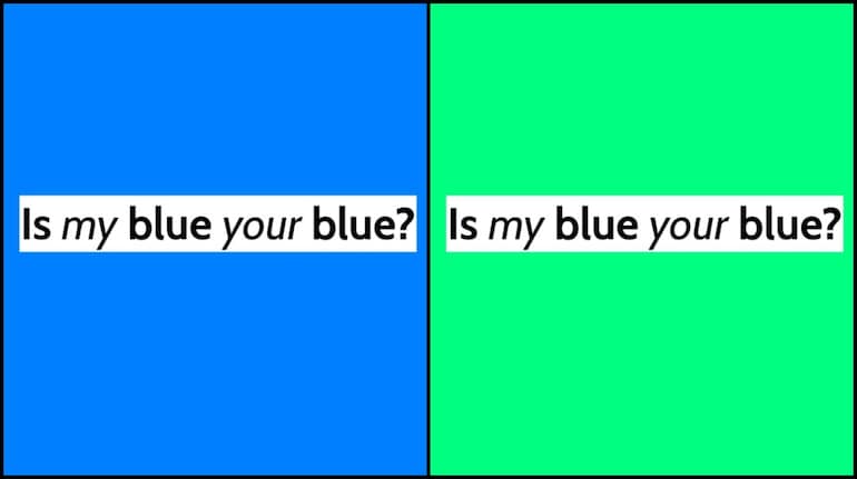 ismy blue color test screen